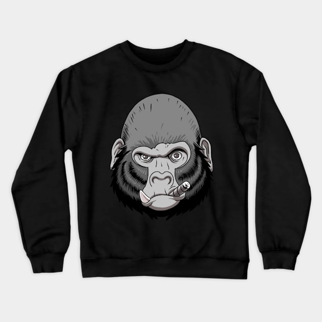 HOW YOU DOIN GORILLA Crewneck Sweatshirt by pnoid